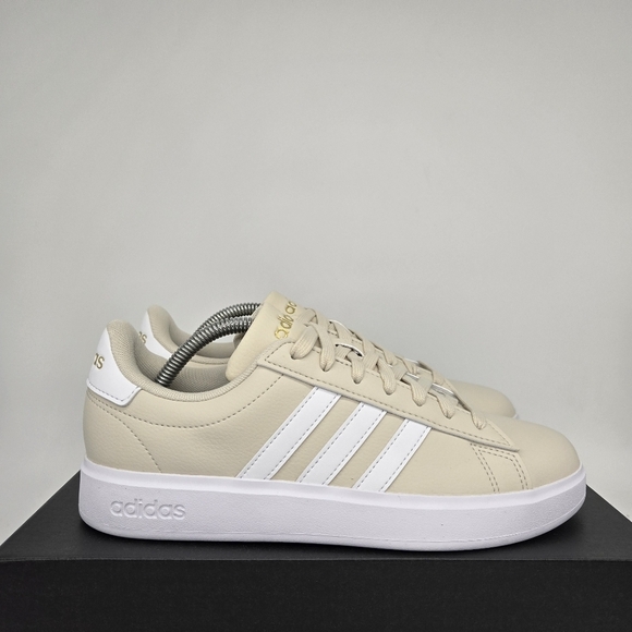 New adidas Grand Court 2.0 Alumina Cloud White Women's Shoes Size 6.5 - Picture 3 of 8